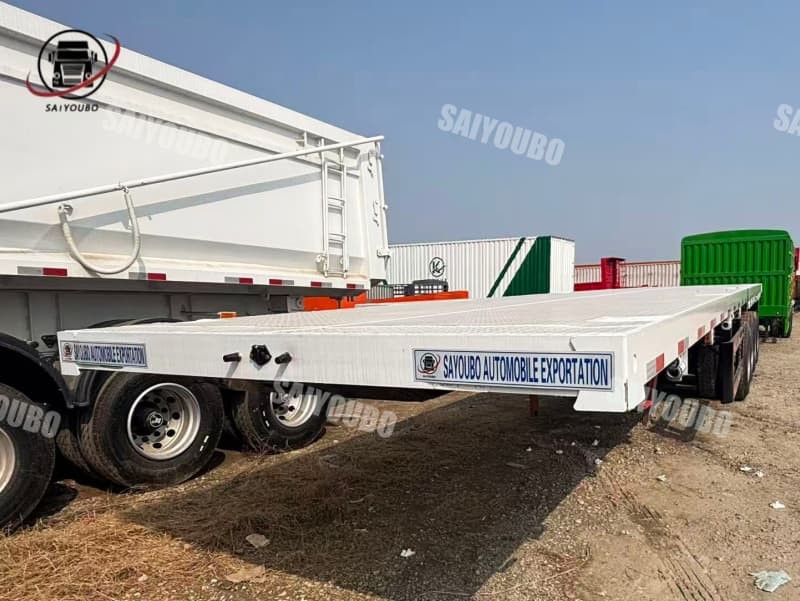 3 Axle Flatbed Semi Trailer suppliers