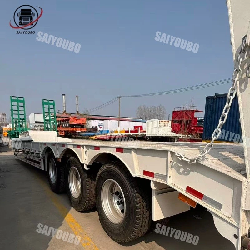 3 Axle Low Bed Semi Trailer suppliers