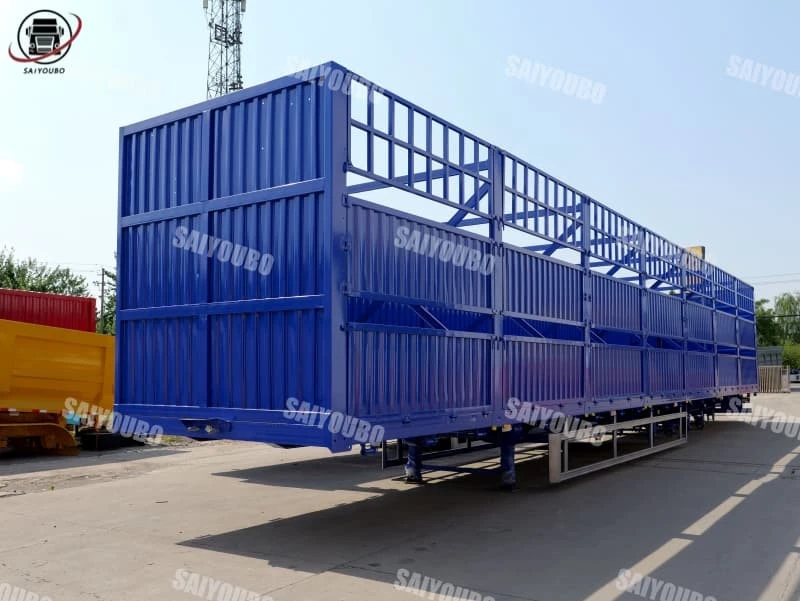 4 Axle Stake Semi Trailer high quality
