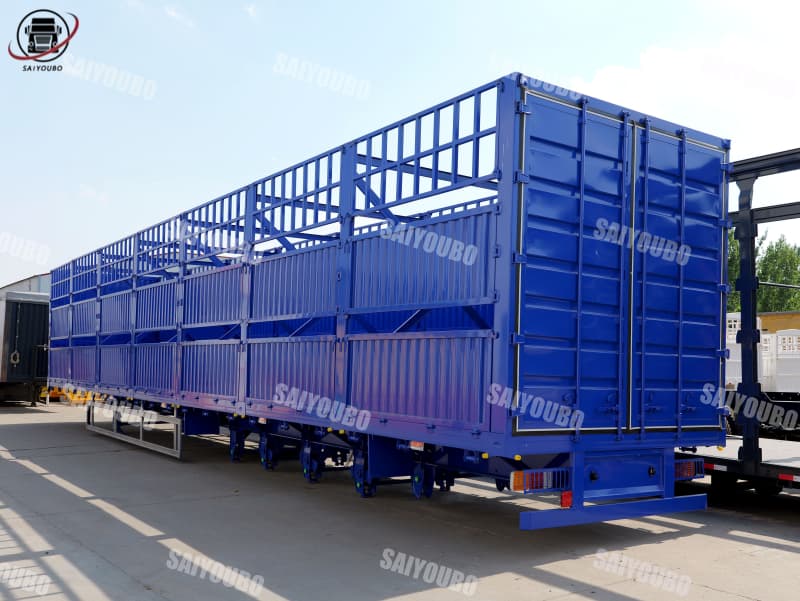 4 Axle Stake Semi Trailer