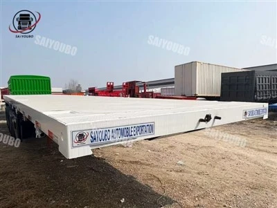 3 Axle Flatbed Semi Trailer