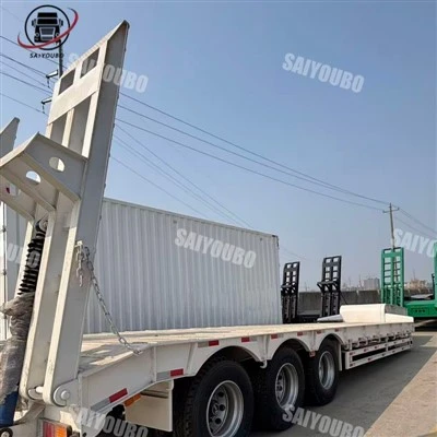 3 Axle Low Bed Semi Trailer